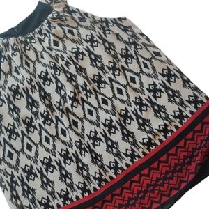 AB Studio women's black and white sleeveless top size XL